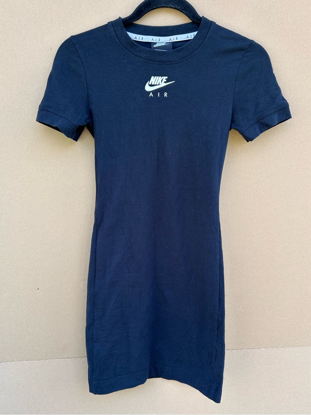 Nike women’s Bodycon T-shirt Dress Gorpcore Streetwear Black XS Urban chic